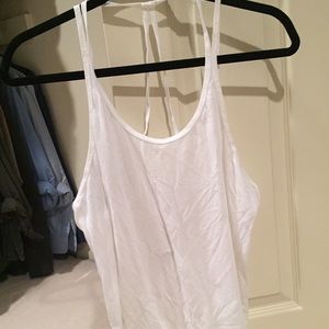 White straps tank